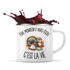 Mug Métal Émaillé Être moniteur d'auto-école c'est la vie