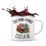 Mug Métal Émaillé Être marin-pompier c'est la vie