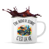 Mug Métal Émaillé Être agent de sécurité c'est la vie