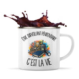 Mug Métal Émaillé Être surveillant pénitentiaire c'est la vie