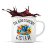 Mug Métal Émaillé Être agent d'entretien c'est la vie