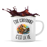 Mug Métal Émaillé Être cordonnier c'est la vie