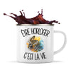 Mug Métal Émaillé Être horloger c'est la vie