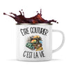 Mug Métal Émaillé Être couturier c'est la vie