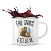 Mug Métal Émaillé Être cariste c'est la vie