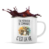 Mug Métal Émaillé Être préparateur de commandes c'est la vie