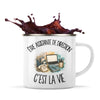 Mug Métal Émaillé Être assistante de direction c'est la vie