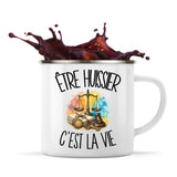Mug Métal Émaillé Être huissier c'est la vie