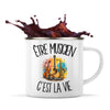 Mug Métal Émaillé Être musicien c'est la vie