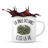 Mug Métal Émaillé La taille des haies c'est la vie