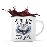 Mug Métal Émaillé Le jiu-jitsu c'est la vie