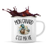 Mug Métal Émaillé Mon canard c'est ma vie