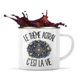Mug Métal Émaillé Le thème astral c'est la vie