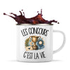Mug Métal Émaillé Les concours c'est la vie
