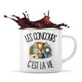 Mug Métal Émaillé Les concours c'est la vie