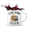 Mug Métal Émaillé Les vide-greniers c'est la vie