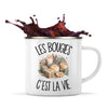 Mug Métal Émaillé Les bougies c'est la vie