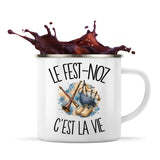 Mug Métal Émaillé Le fest-noz c'est la vie
