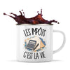 Mug Métal Émaillé Les impôts c'est la vie