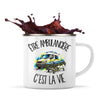 Mug Métal Émaillé Être ambulancière c'est la vie