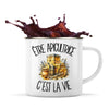 Mug Métal Émaillé Être apicultrice c'est la vie