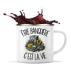 Mug Métal Émaillé Être banquière c'est la vie