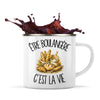 Mug Métal Émaillé Être boulangère c'est la vie