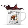Mug Métal Émaillé Être commerciale c'est la vie