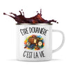 Mug Métal Émaillé Être douanière c'est la vie