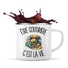 Mug Métal Émaillé Être couturière c'est la vie