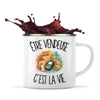Mug Métal Émaillé Être vendeuse c'est la vie