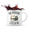 Mug Métal Émaillé Être traductrice c'est la vie