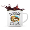 Mug Métal Émaillé Être hôtelière c'est la vie