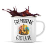 Mug Métal Émaillé Être musicienne c'est la vie