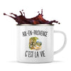 Mug Métal Émaillé Aix-en-Provence c’est la vie