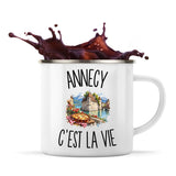 Mug Métal Émaillé Annecy c’est la vie