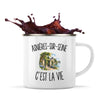 Mug Métal Émaillé Asnières-sur-Seine c’est la vie
