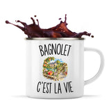 Mug Métal Émaillé Bagnolet c’est la vie