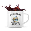 Mug Métal Émaillé Boulogne-sur-Mer c’est la vie