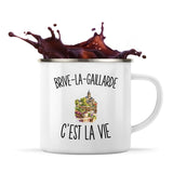 Mug Métal Émaillé Brive-la-Gaillarde c’est la vie