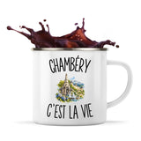 Mug Métal Émaillé Chambéry c’est la vie