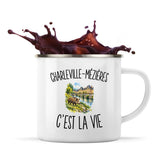 Mug Métal Émaillé Charleville-Mézières c’est la vie