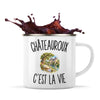 Mug Métal Émaillé Châteauroux c’est la vie