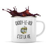 Mug Métal Émaillé Choisy-le-Roi c’est la vie