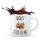 Mug Métal Émaillé Cholet c’est la vie