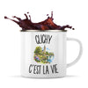 Mug Métal Émaillé Clichy c’est la vie