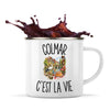 Mug Métal Émaillé Colmar c’est la vie