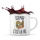 Mug Métal Émaillé Colmar c’est la vie