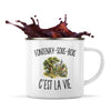 Mug Métal Émaillé Fontenay-sous-Bois c’est la vie