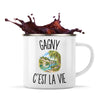 Mug Métal Émaillé Gagny c’est la vie
